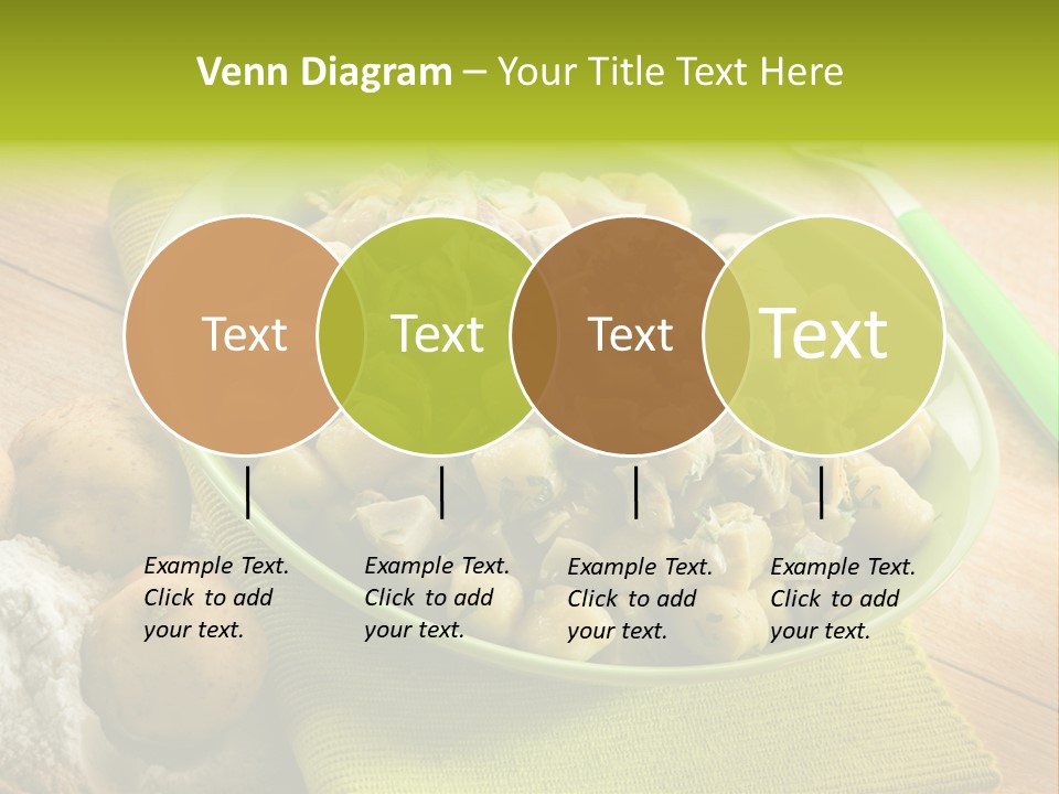 Plate Potato Dish PowerPoint Template