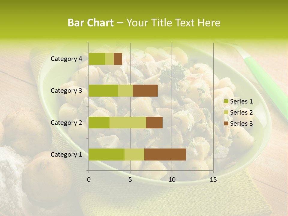 Plate Potato Dish PowerPoint Template