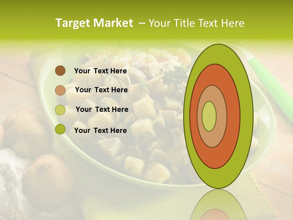 Plate Potato Dish PowerPoint Template