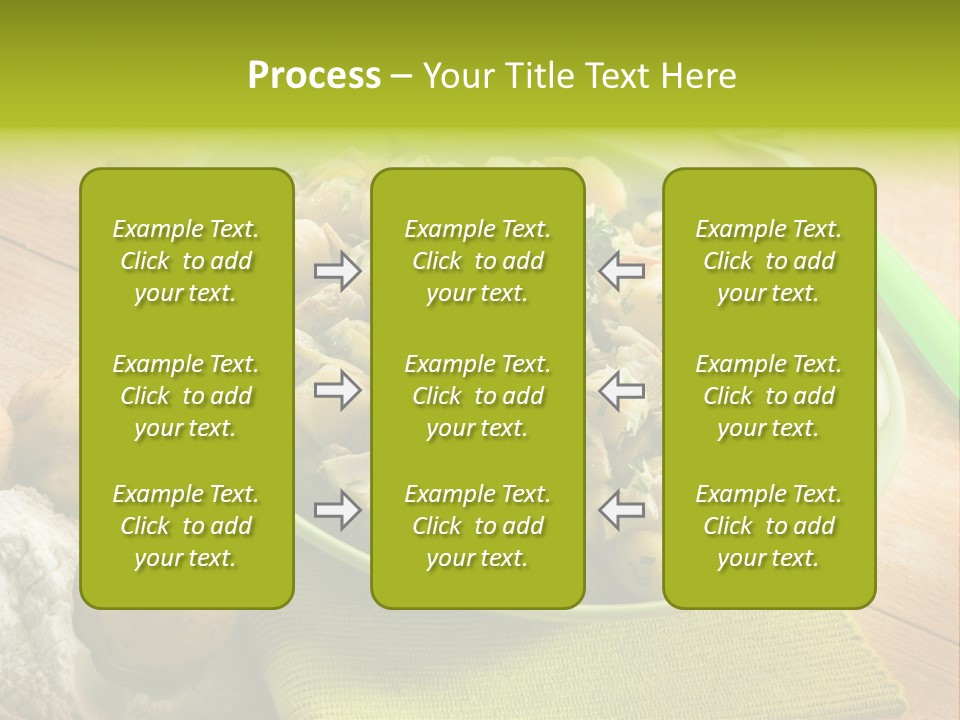 Plate Potato Dish PowerPoint Template