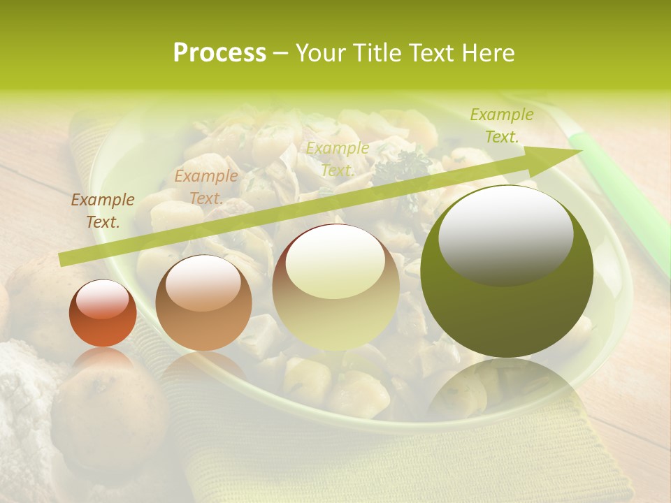 Plate Potato Dish PowerPoint Template