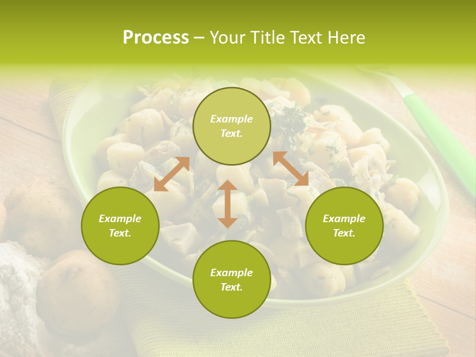 Plate Potato Dish PowerPoint Template