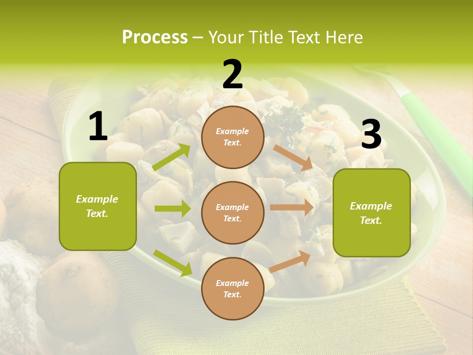 Plate Potato Dish PowerPoint Template