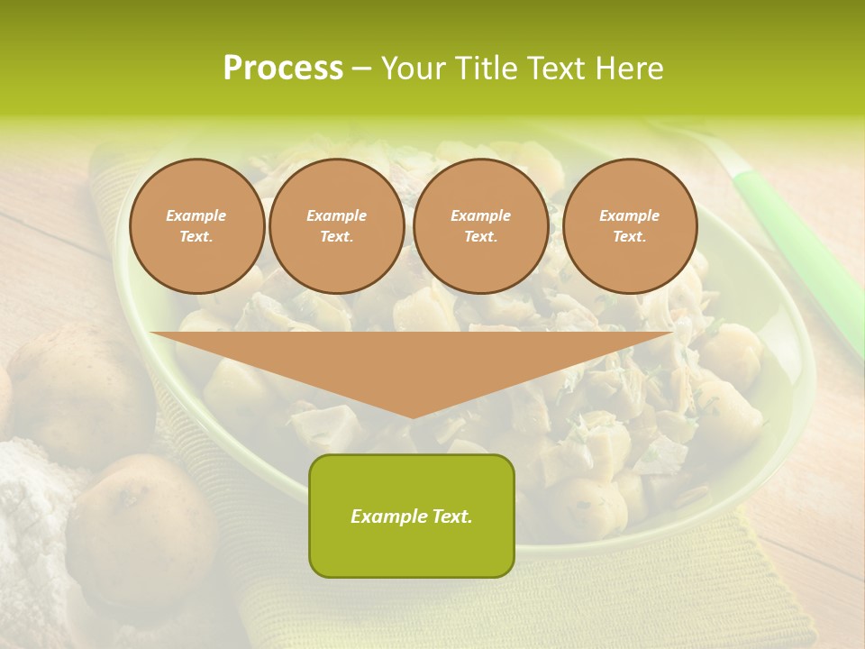 Plate Potato Dish PowerPoint Template