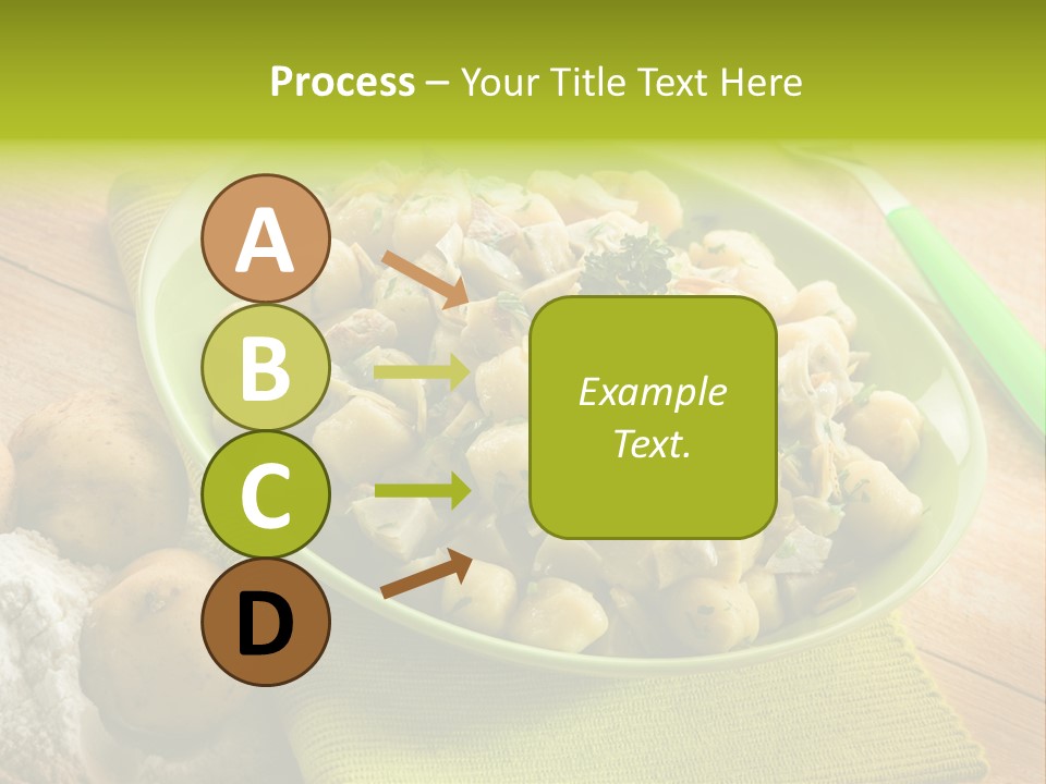 Plate Potato Dish PowerPoint Template