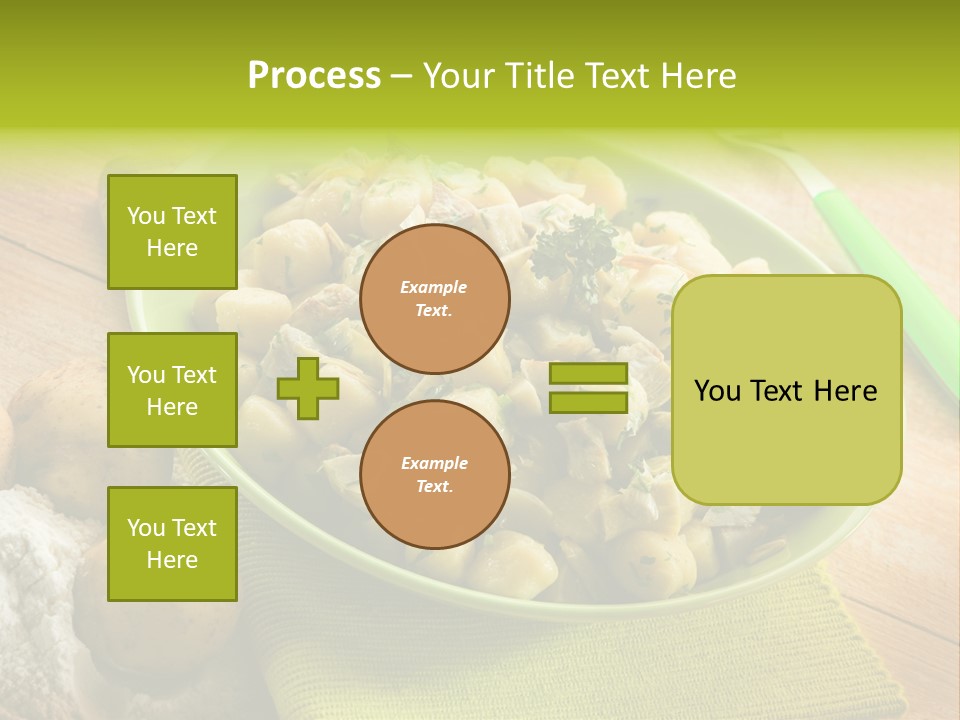 Plate Potato Dish PowerPoint Template