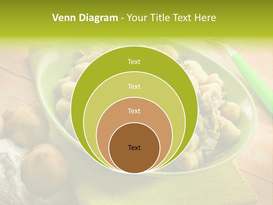 Plate Potato Dish PowerPoint Template