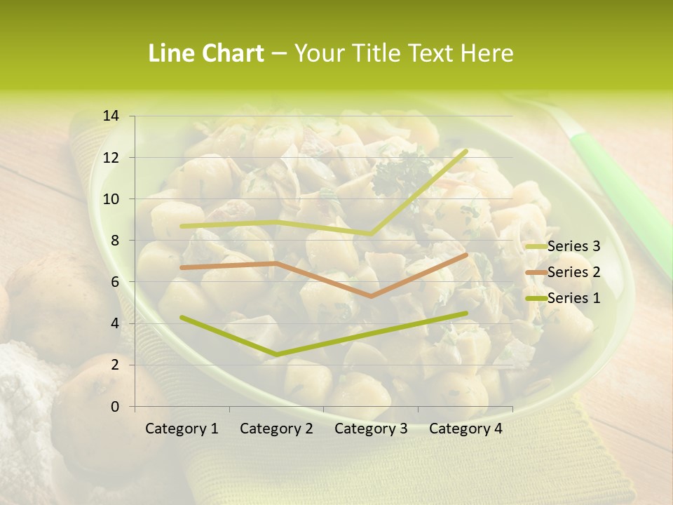Plate Potato Dish PowerPoint Template