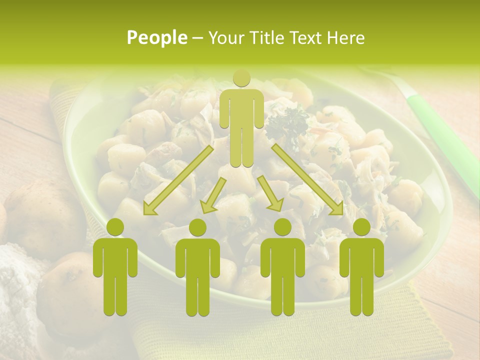 Plate Potato Dish PowerPoint Template