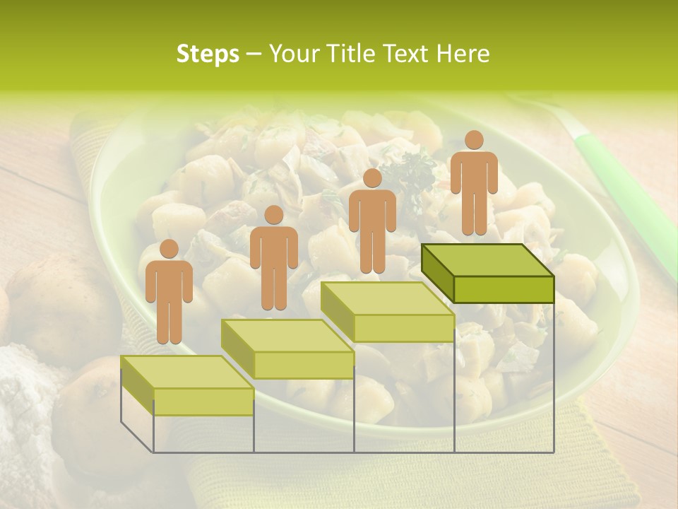 Plate Potato Dish PowerPoint Template