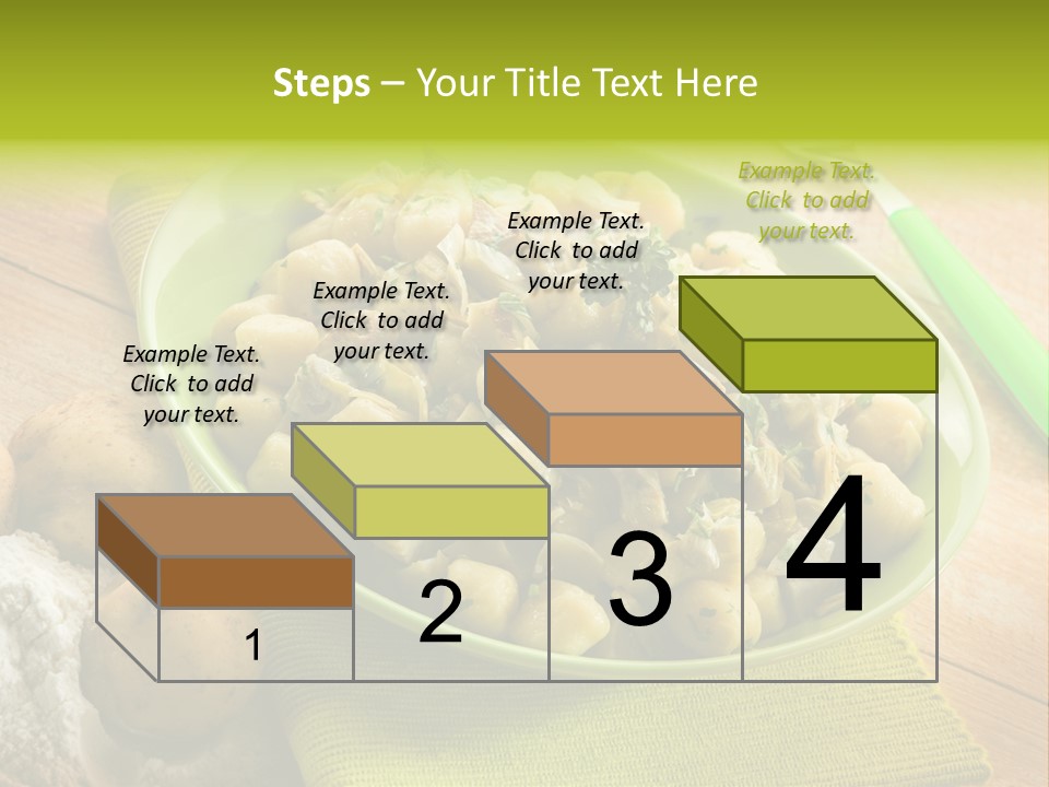 Plate Potato Dish PowerPoint Template