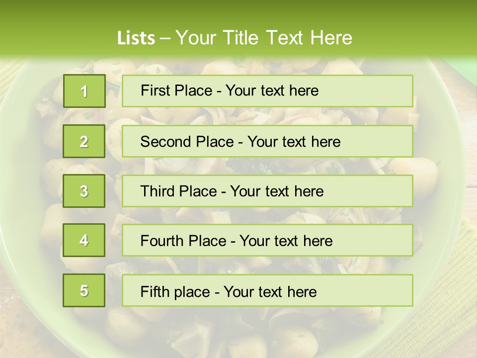 Nature Parsley Onion PowerPoint Template