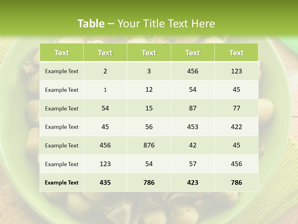 Nature Parsley Onion PowerPoint Template