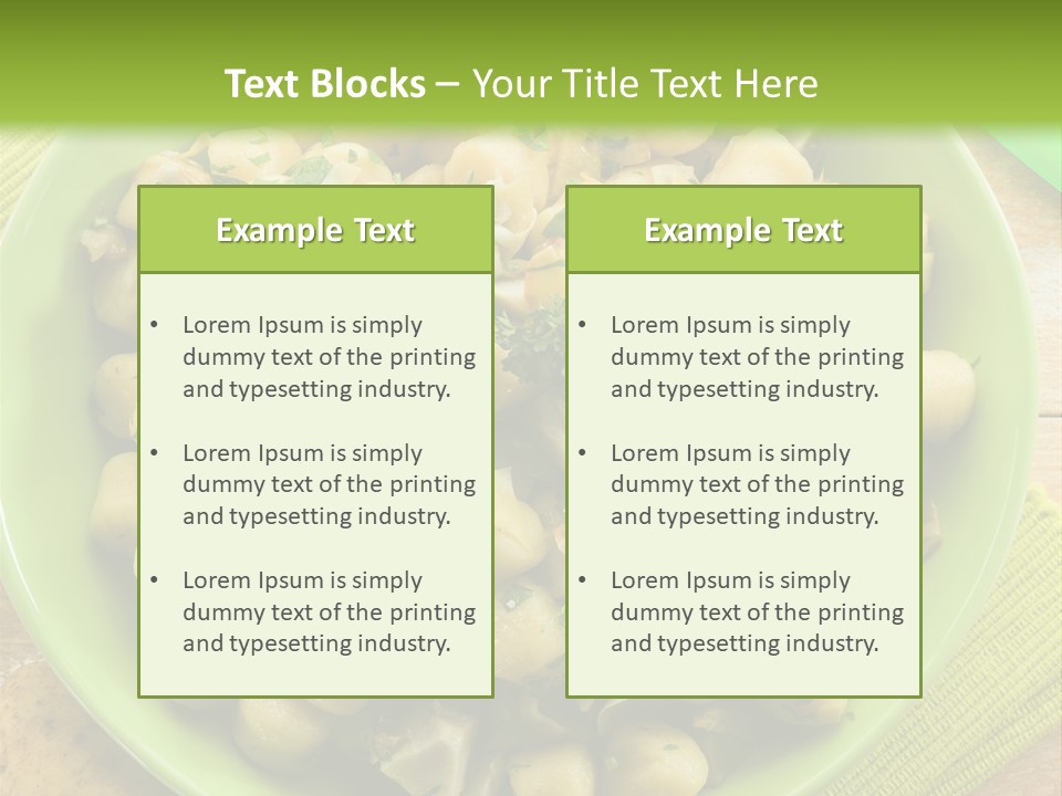 Nature Parsley Onion PowerPoint Template