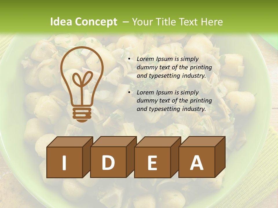 Nature Parsley Onion PowerPoint Template