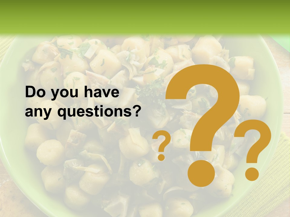 Nature Parsley Onion PowerPoint Template