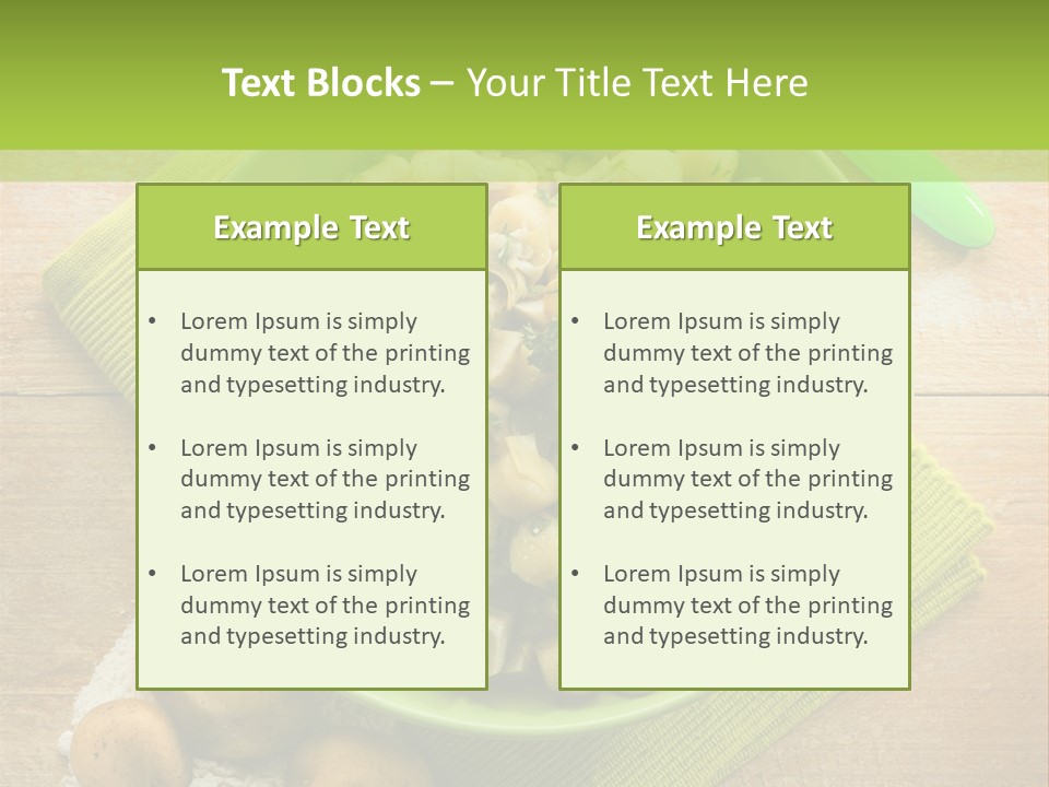Traditional Wood Dumplings PowerPoint Template