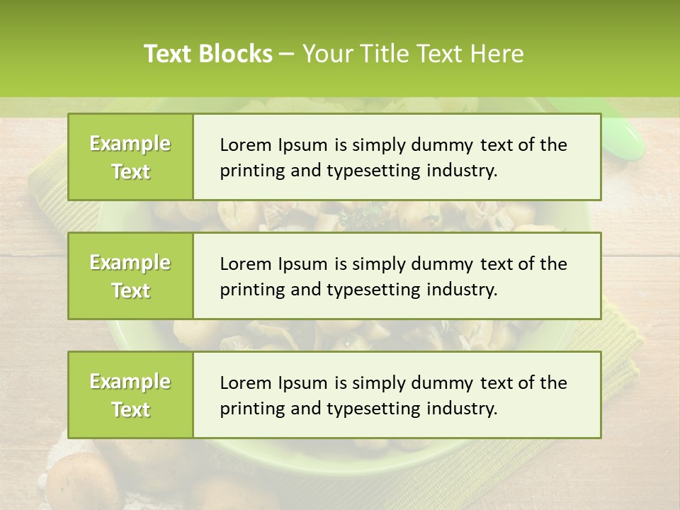 Traditional Wood Dumplings PowerPoint Template