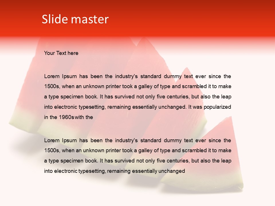 Piece Ripe Seeds PowerPoint Template