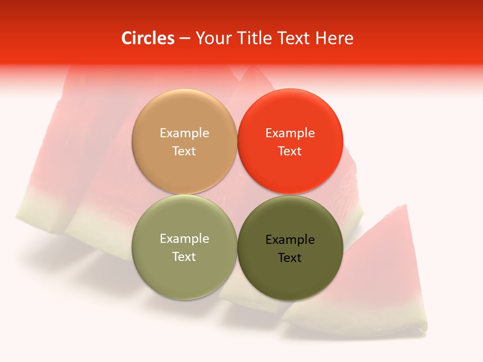 Piece Ripe Seeds PowerPoint Template