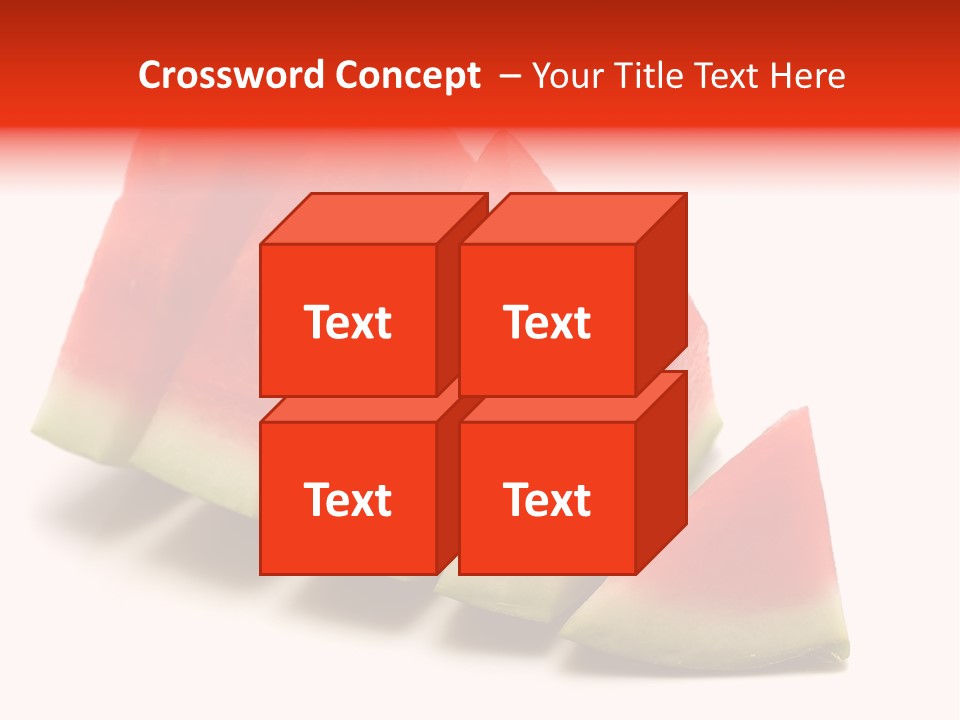 Piece Ripe Seeds PowerPoint Template
