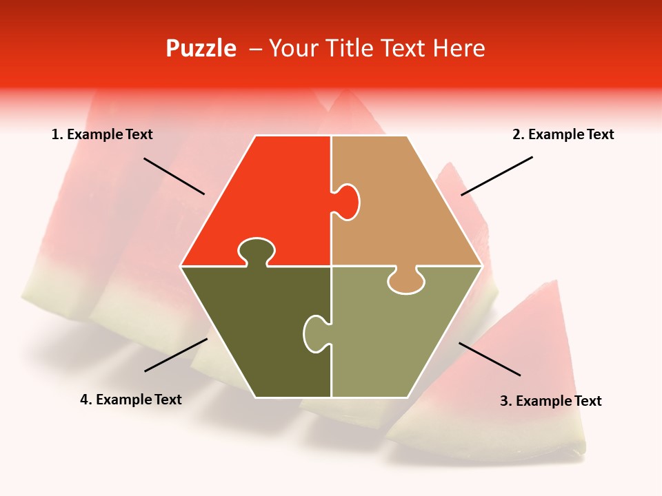 Piece Ripe Seeds PowerPoint Template