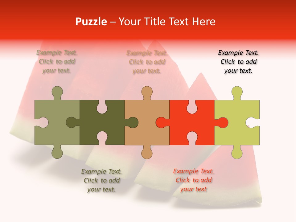 Piece Ripe Seeds PowerPoint Template