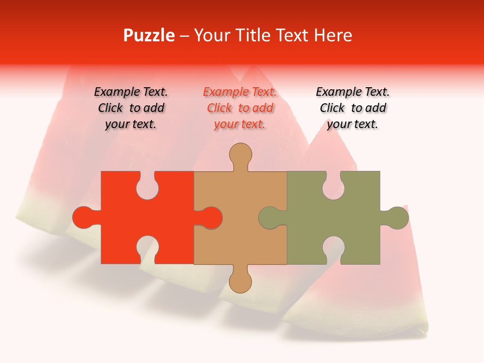 Piece Ripe Seeds PowerPoint Template