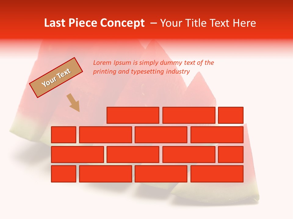 Piece Ripe Seeds PowerPoint Template