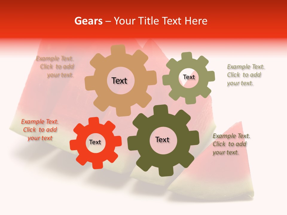 Piece Ripe Seeds PowerPoint Template