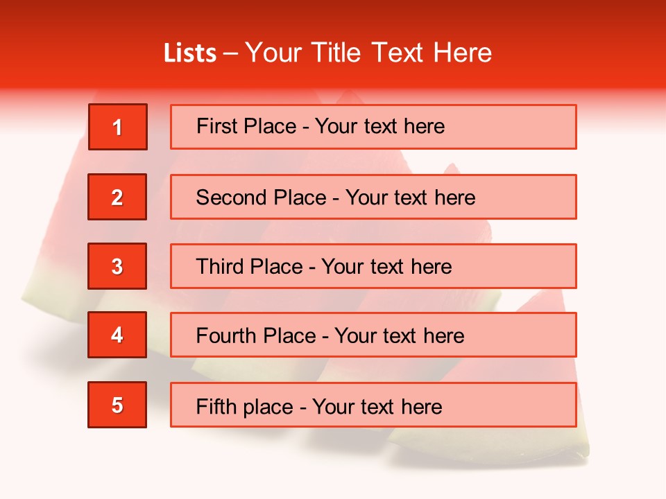 Piece Ripe Seeds PowerPoint Template