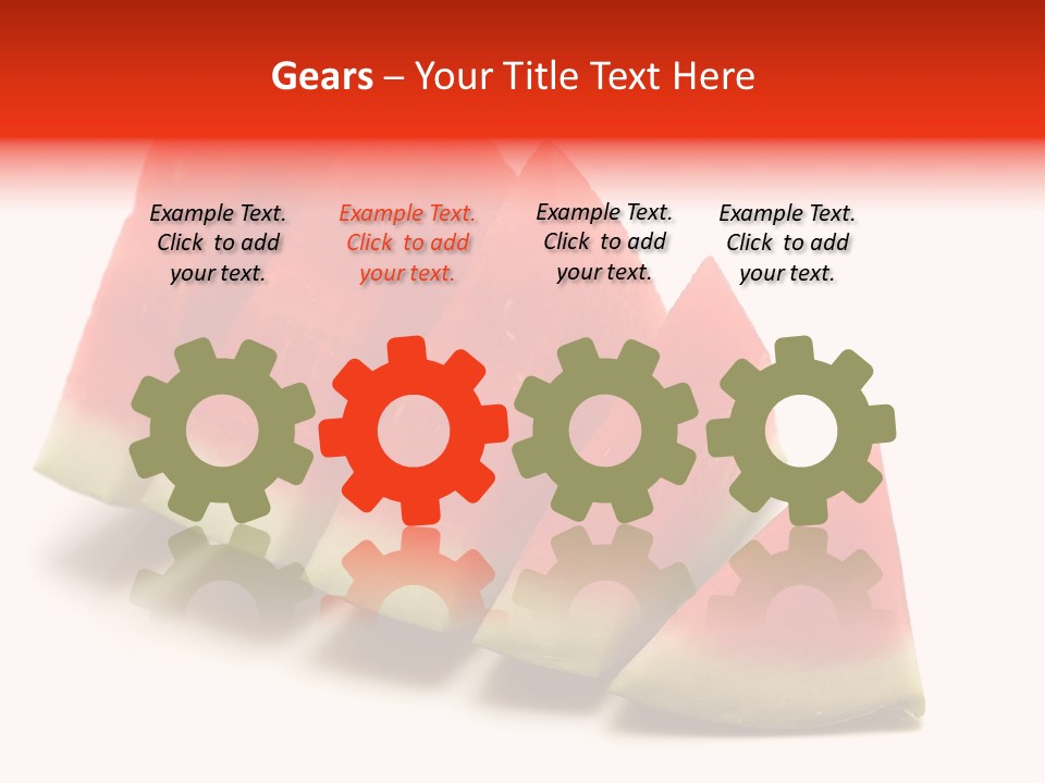 Piece Ripe Seeds PowerPoint Template