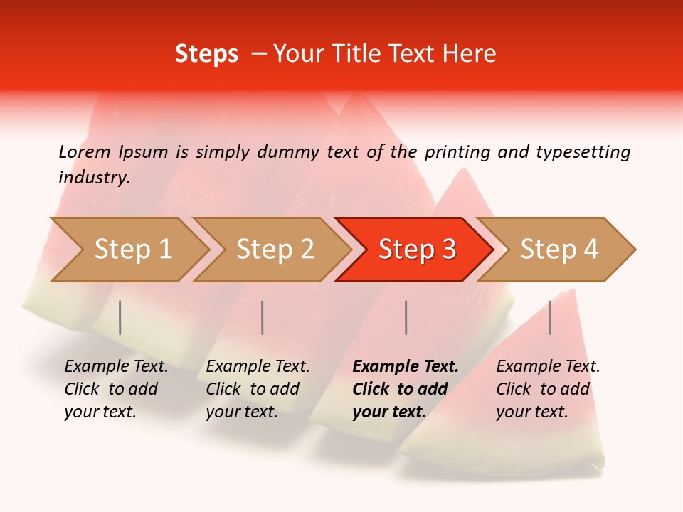 Piece Ripe Seeds PowerPoint Template