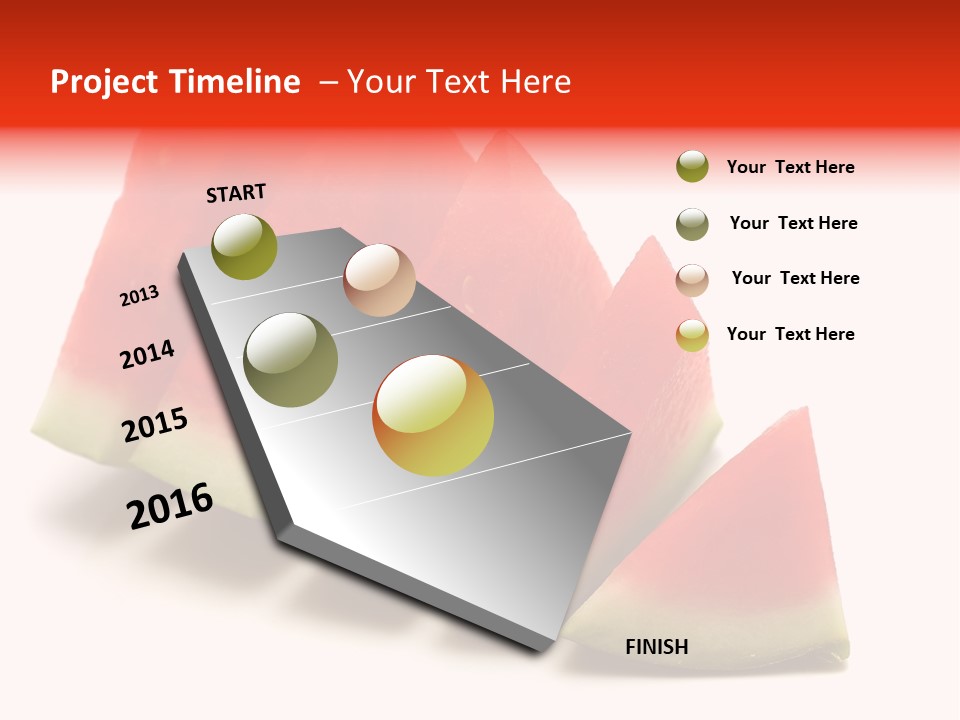 Piece Ripe Seeds PowerPoint Template