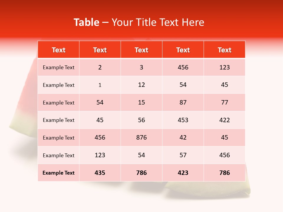 Piece Ripe Seeds PowerPoint Template