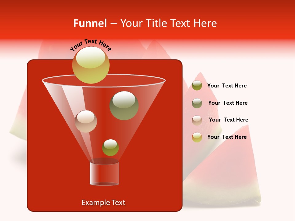 Piece Ripe Seeds PowerPoint Template