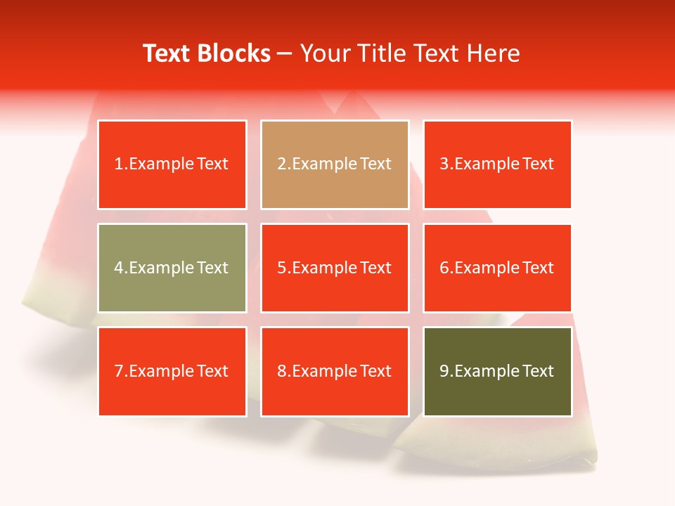 Piece Ripe Seeds PowerPoint Template