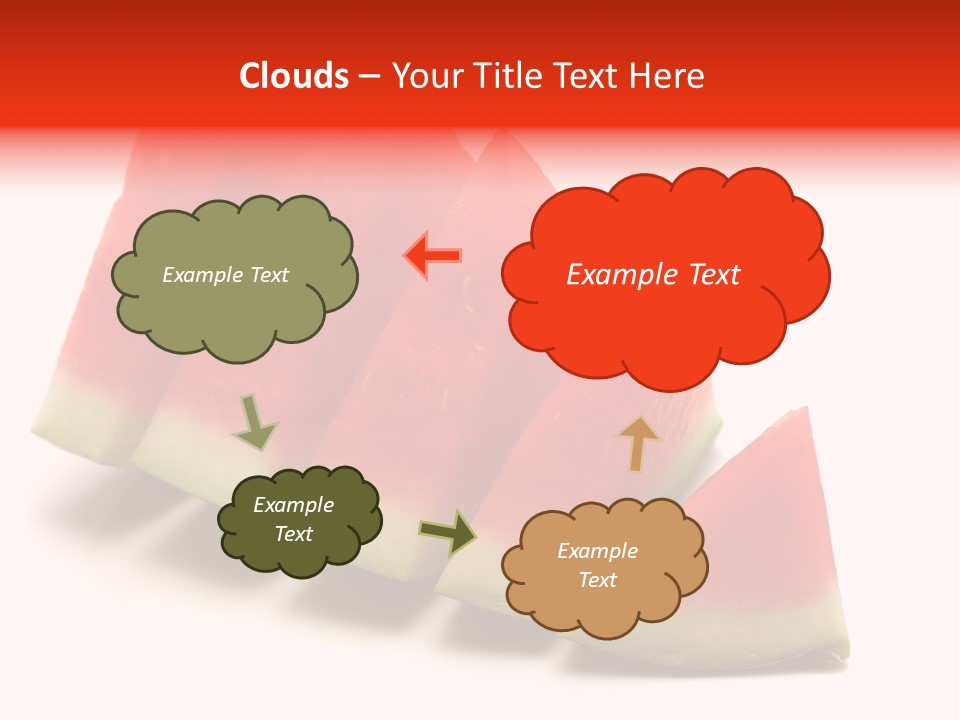 Piece Ripe Seeds PowerPoint Template