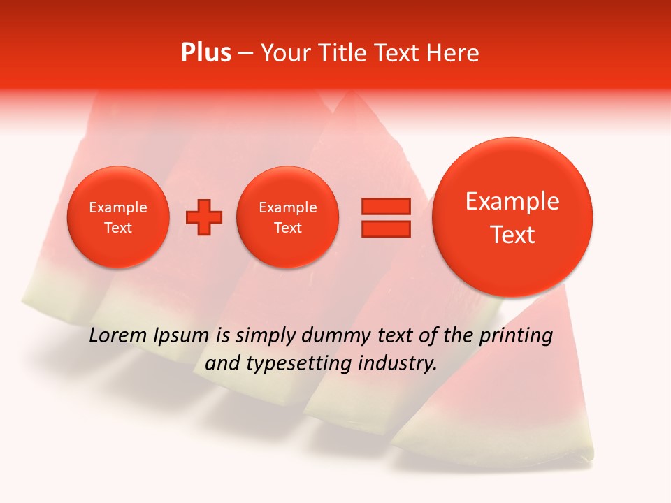 Piece Ripe Seeds PowerPoint Template