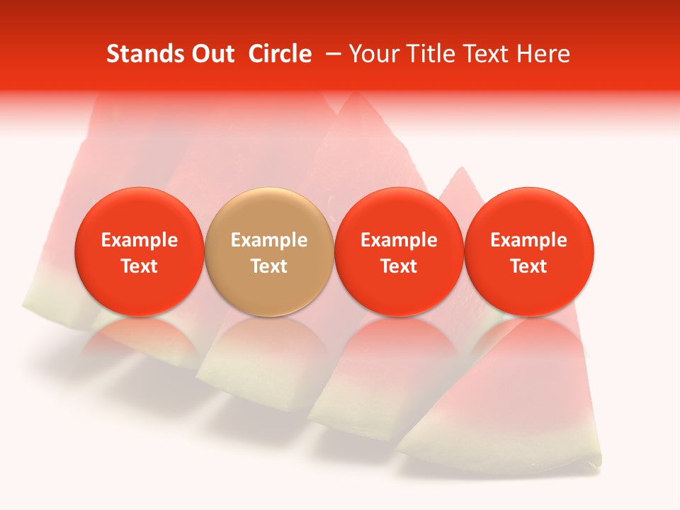 Piece Ripe Seeds PowerPoint Template