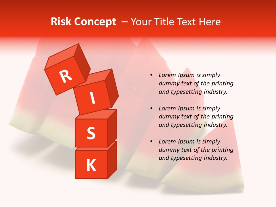 Piece Ripe Seeds PowerPoint Template