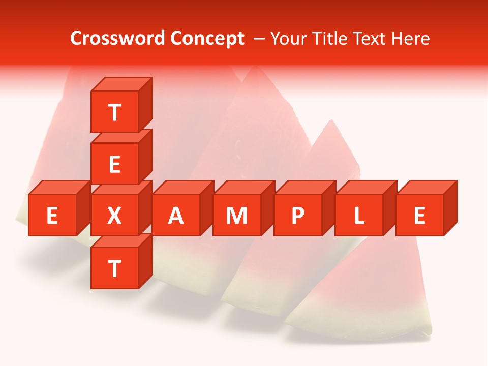 Piece Ripe Seeds PowerPoint Template