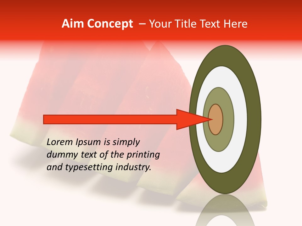 Piece Ripe Seeds PowerPoint Template