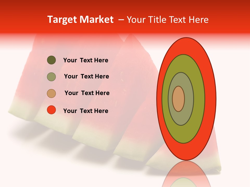 Piece Ripe Seeds PowerPoint Template