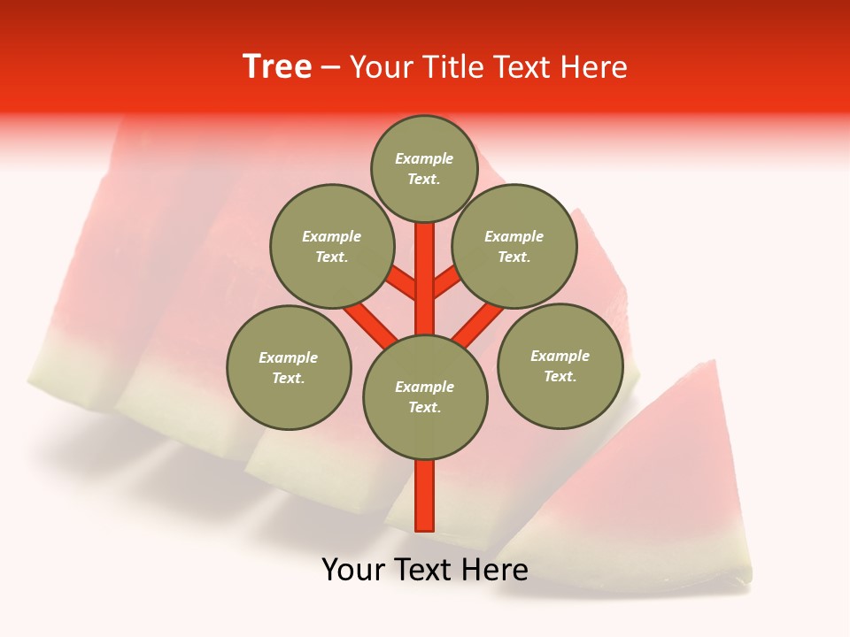 Piece Ripe Seeds PowerPoint Template