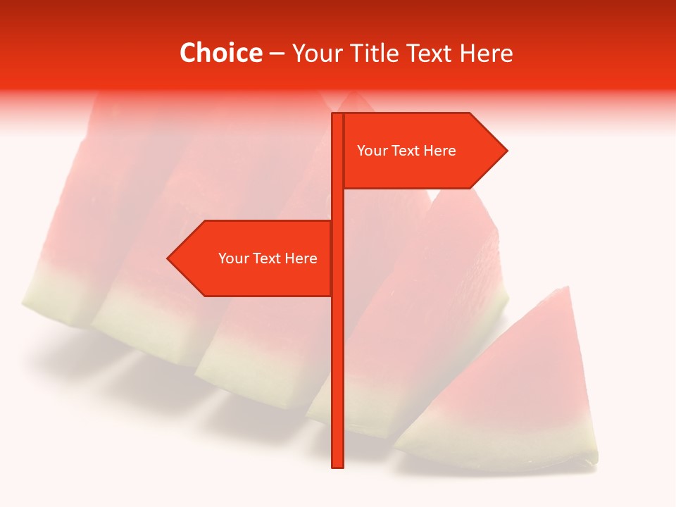 Piece Ripe Seeds PowerPoint Template