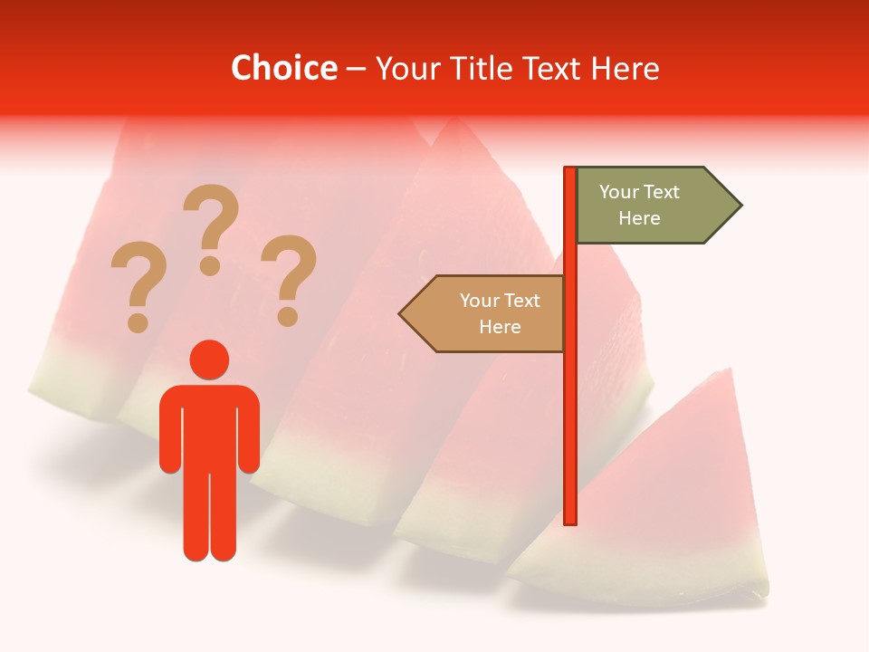 Piece Ripe Seeds PowerPoint Template