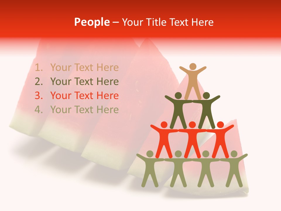 Piece Ripe Seeds PowerPoint Template