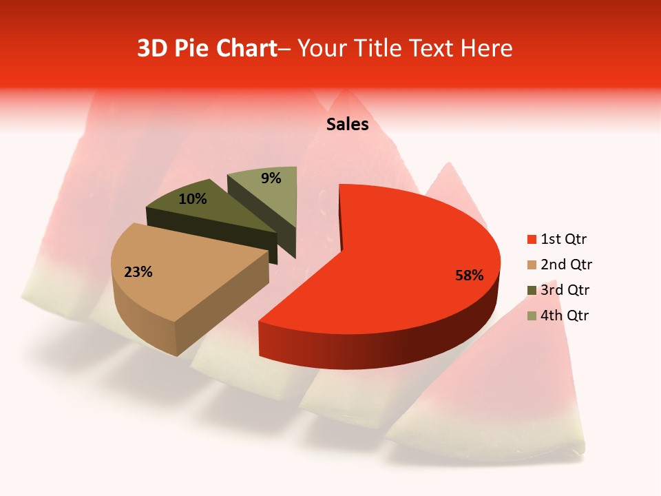 Piece Ripe Seeds PowerPoint Template