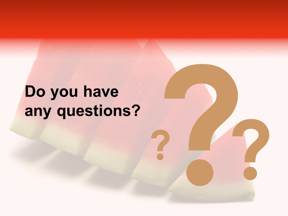 Piece Ripe Seeds PowerPoint Template